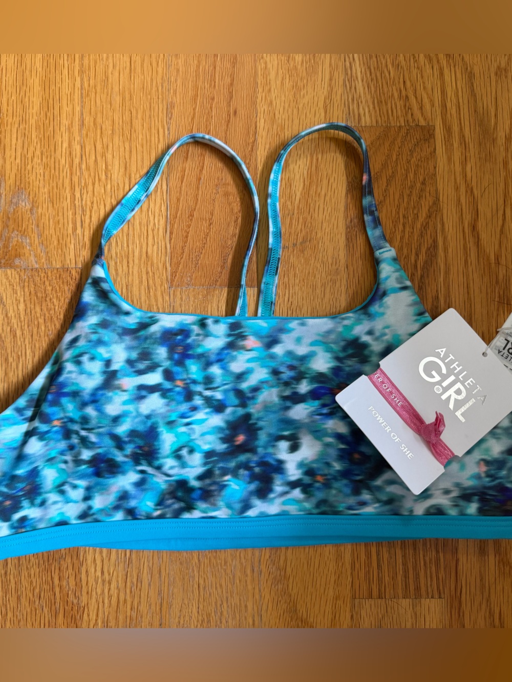 Athleta Girl reversible bikini swim top XL / 14